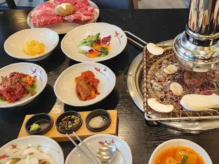 애월장흥한우 특수 부위 모듬 상차림