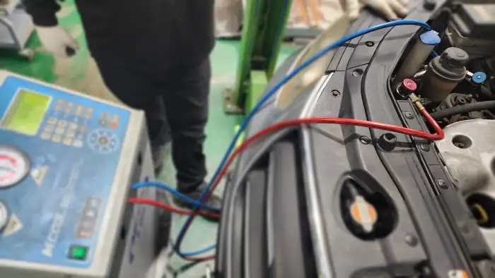 자동차 에어컨 냉매 충전 후기, 충전량과 비용